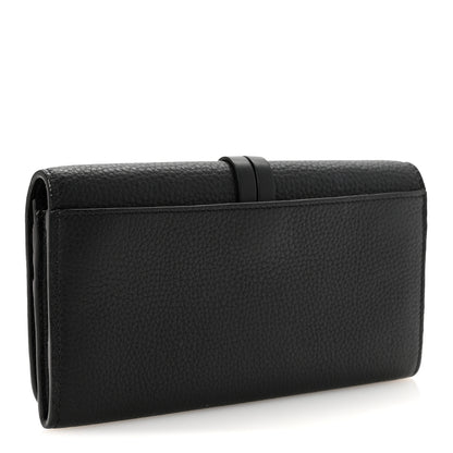 Chloe Calfskin Alphabet Long Wallet Black 3 of 6