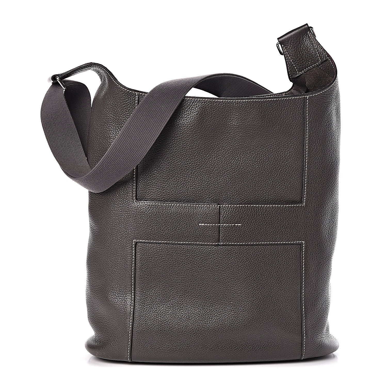 Hermes Taurillon Clemence Sac Goodnews GM Graphite 1 of 14