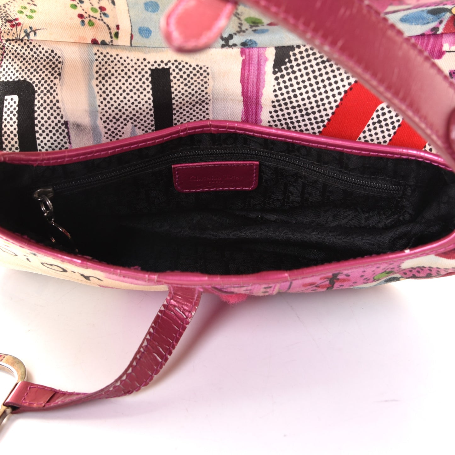 Canvas Filth Saddle Bag Multicolor