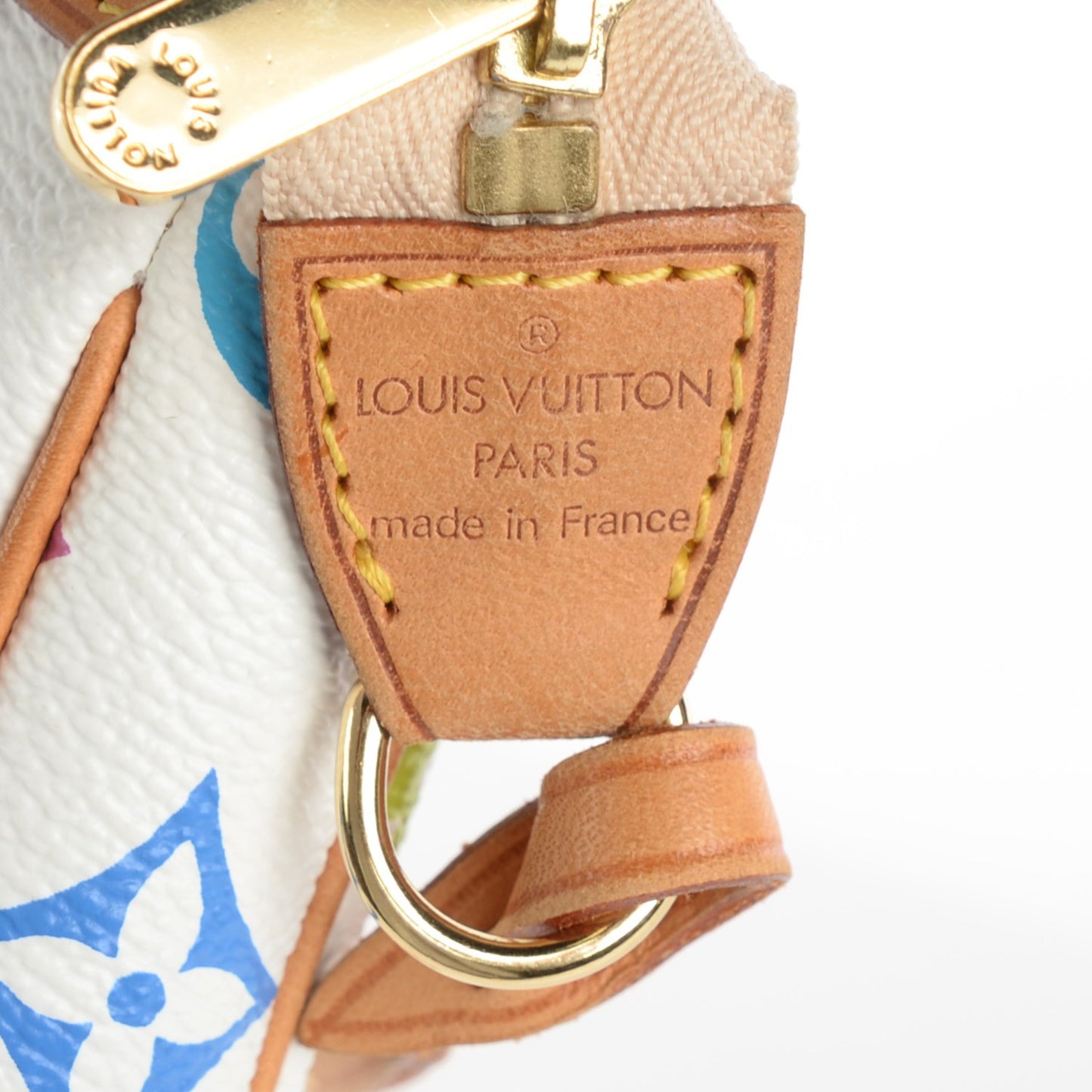 Monogram Multicolor Pochette Accessories White