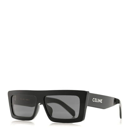 Celine Acetate Monochroms Square Sunglasses CL40214U Black 1 of 7