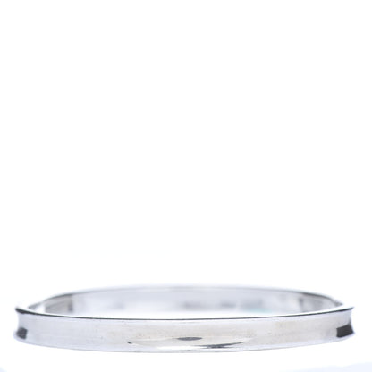 Tiffany Sterling Silver Narrow 1837 Bangle Bracelet 3 of 6