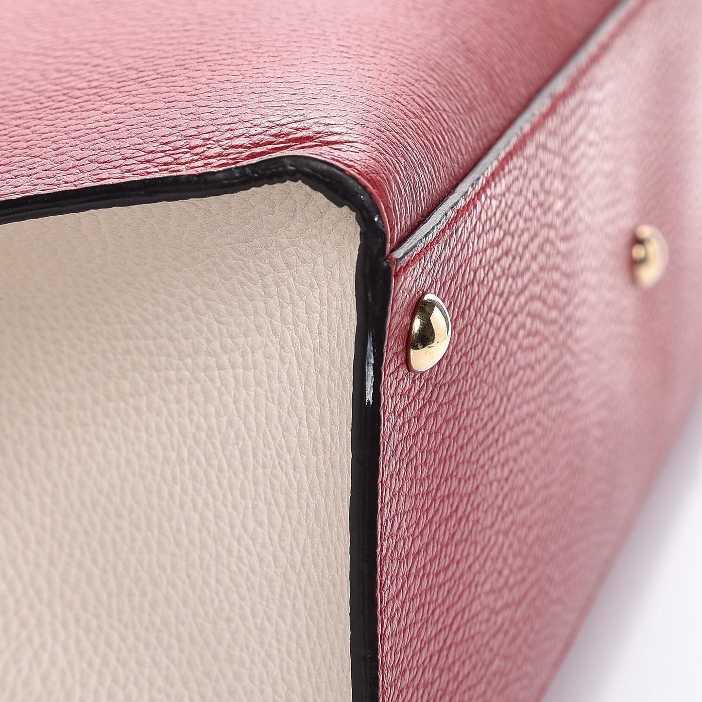 Dollar Calfskin Large Soho Top Handle Satchel Hibiscus Red Mystic White Blue