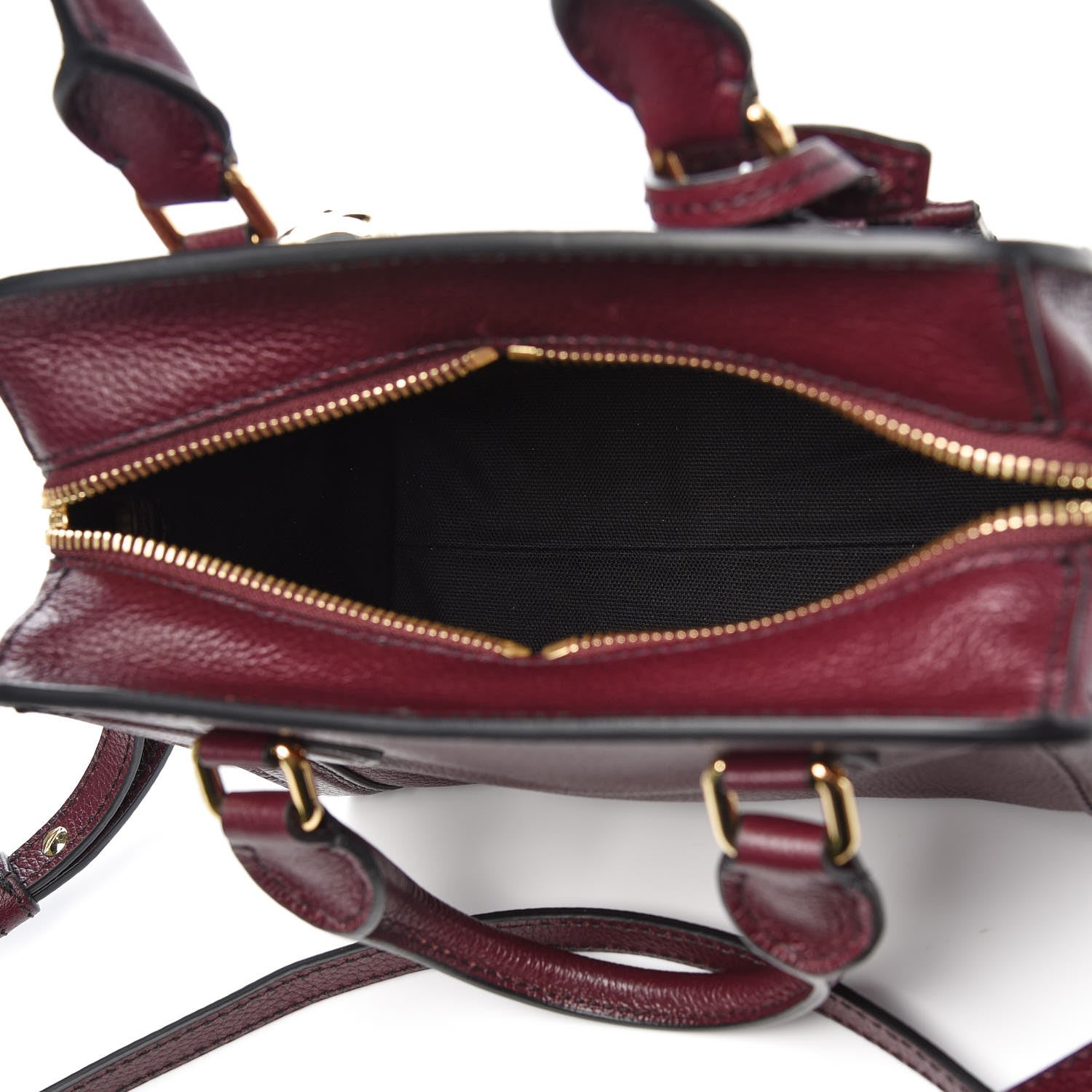 Alexander McQueen Pebbled Calfskin Mini Padlock Tote 5 of 7