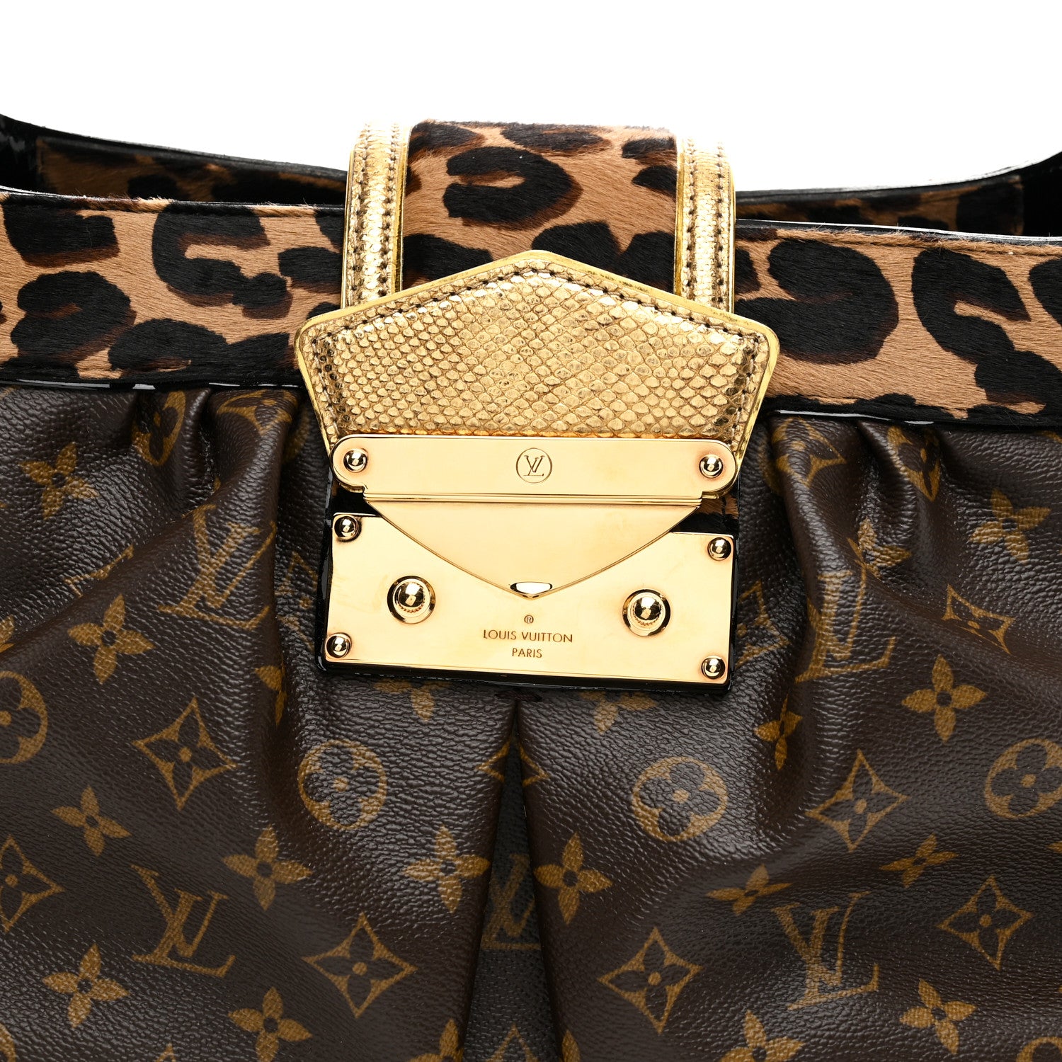 Louis Vuitton Monogram Leopard Polly 8 of 10