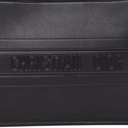 Christian Dior Calfskin Embossed Medium Book Tote Black 10 of 10