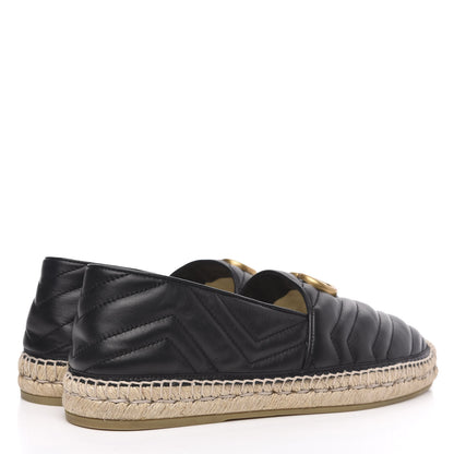 Gucci Nappa Matelasse Mens GG Marmont Espadrilles 9.5 Black 4 of 9