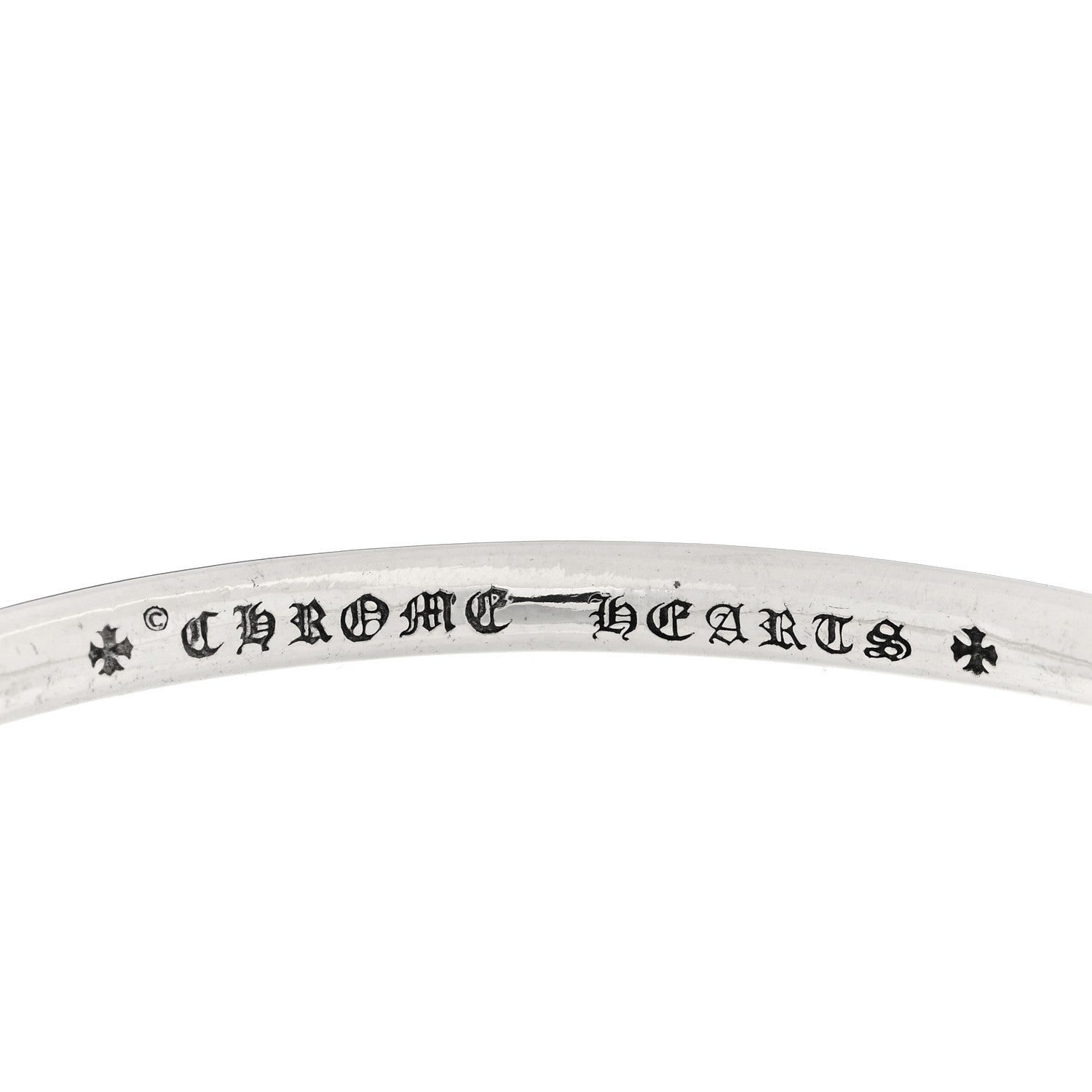 Chrome Hearts Sterling Silver Double Dog Cuff Bracelet 3 of 4