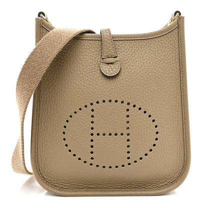 Hermes Taurillon Clemence Evelyne TPM Beige Marfa 1 of 10