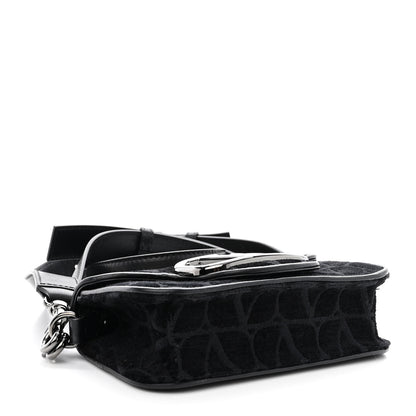 Valentino Garavani Canvas Toile Iconographe Vlogo Mini Loco Crossbody Bag Black 4 of 11