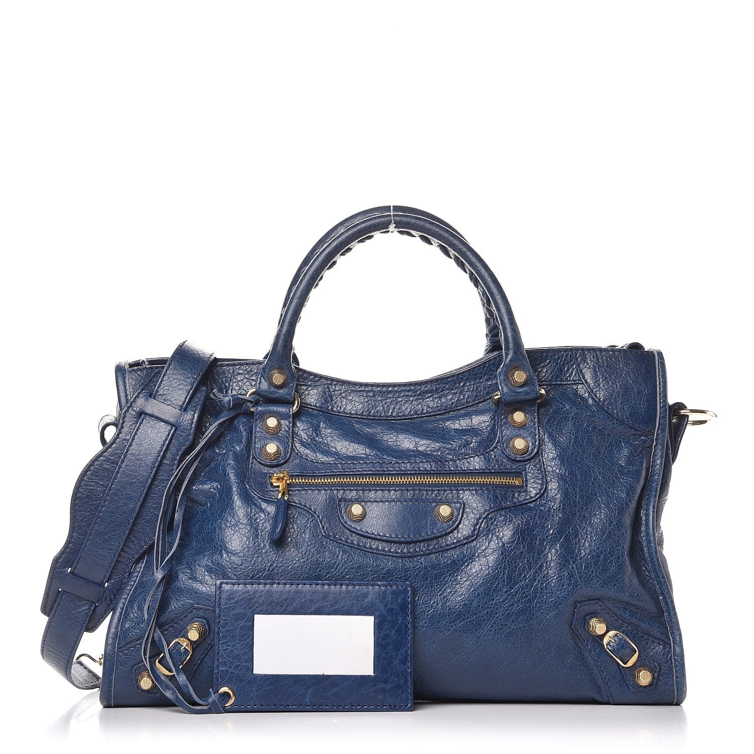 Balenciaga Agneau Giant 12 Gold Hardware City Bleu Mineral 1 of 13