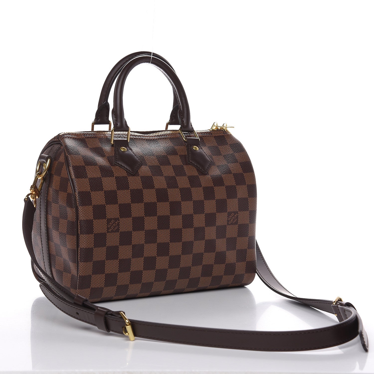Louis Vuitton Damier Ebene Speedy Bandouliere 25 3 of 12