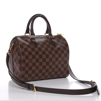 Louis Vuitton Damier Ebene Speedy Bandouliere 25 3 of 12