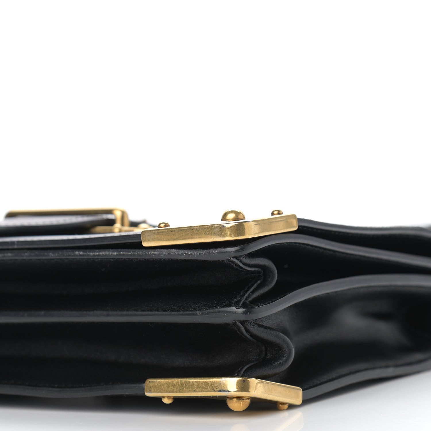 Prada City Calf Saffiano Large Cahier Bag Black 6 of 10