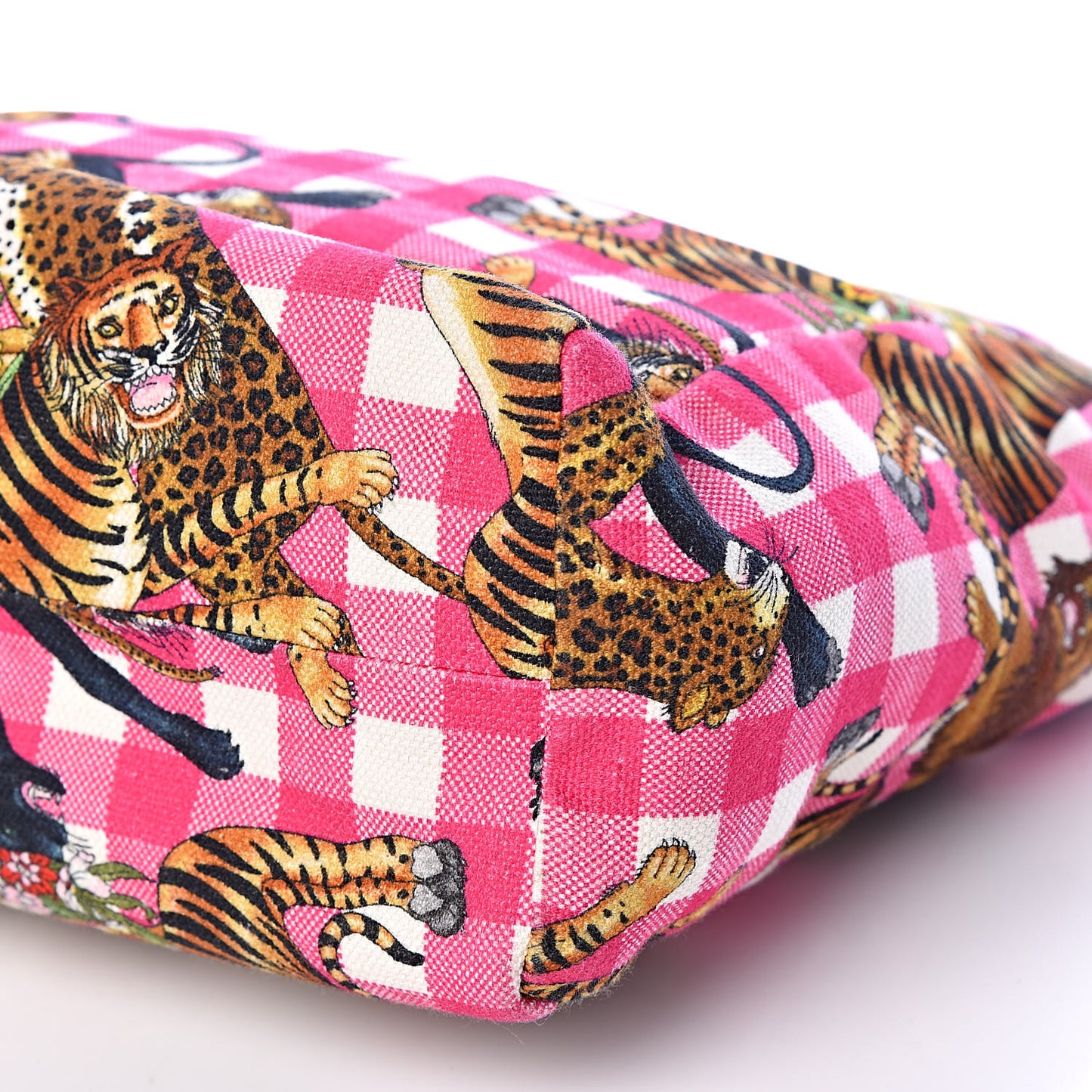 Canvas Kids Tiger Print Tote Multicolor