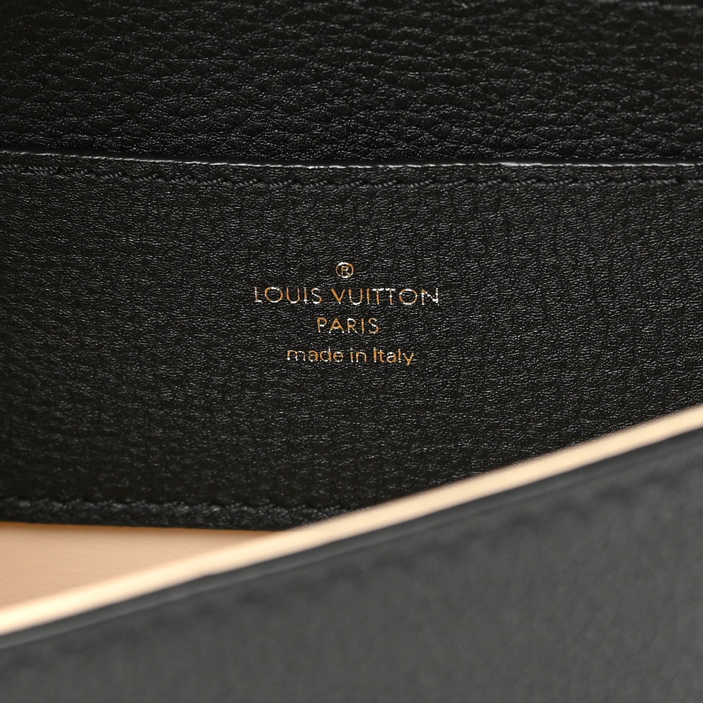 Grained Calfskin LV Pont 9 Soft MM Black