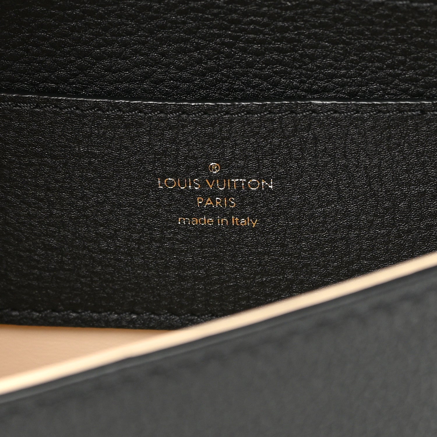Louis Vuitton Grained Calfskin LV Pont 9 Soft MM Black 6 of 12