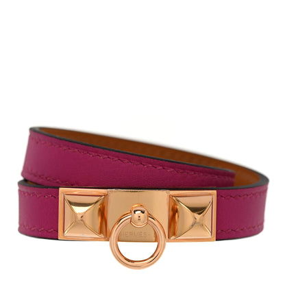 Hermes Swift Rivale Double Tour Bracelet T2 Magnolia 1 of 7