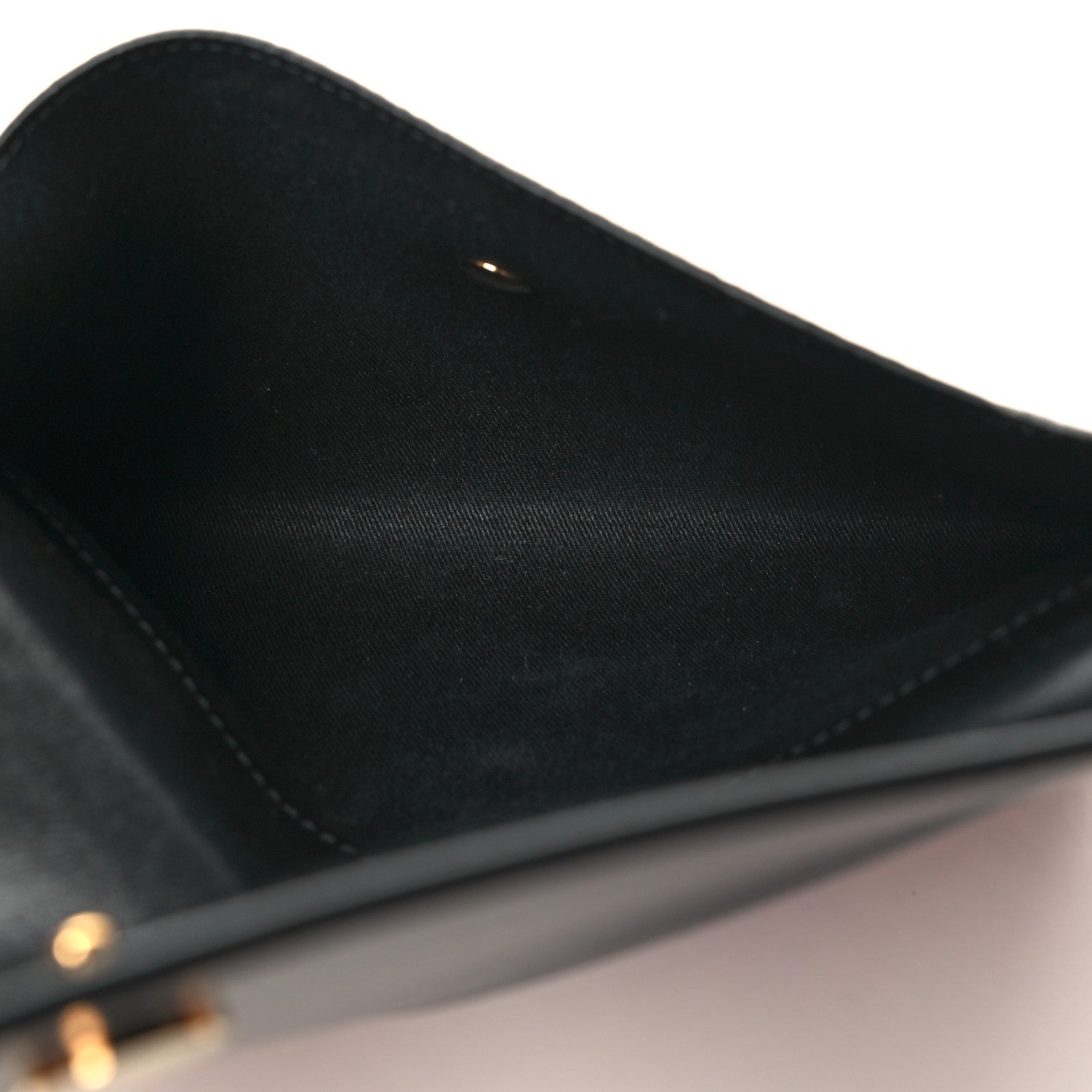 Versace Coated Canvas Calfskin LA Greca Envelope Pouch Black Pink 5 of 11