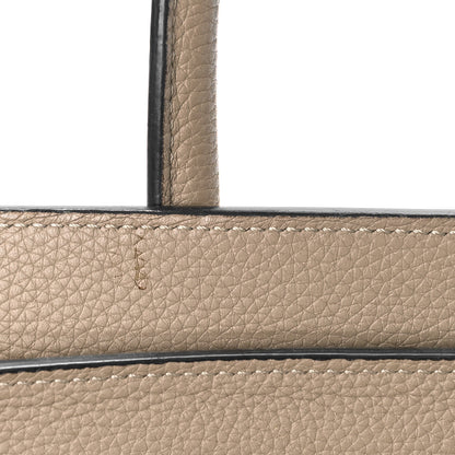 Celine Drummed Calfskin Micro Luggage Dune 9 of 10