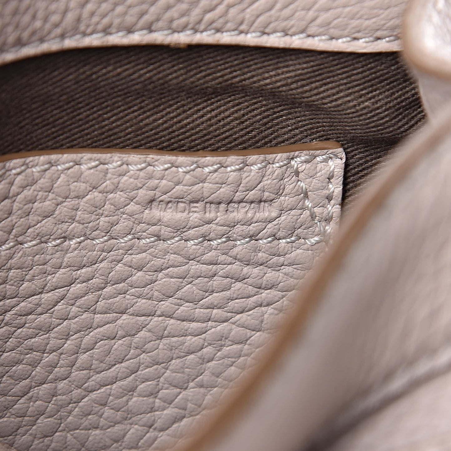 Calfskin Mini Marcie Round Crossbody Bag Abstract White