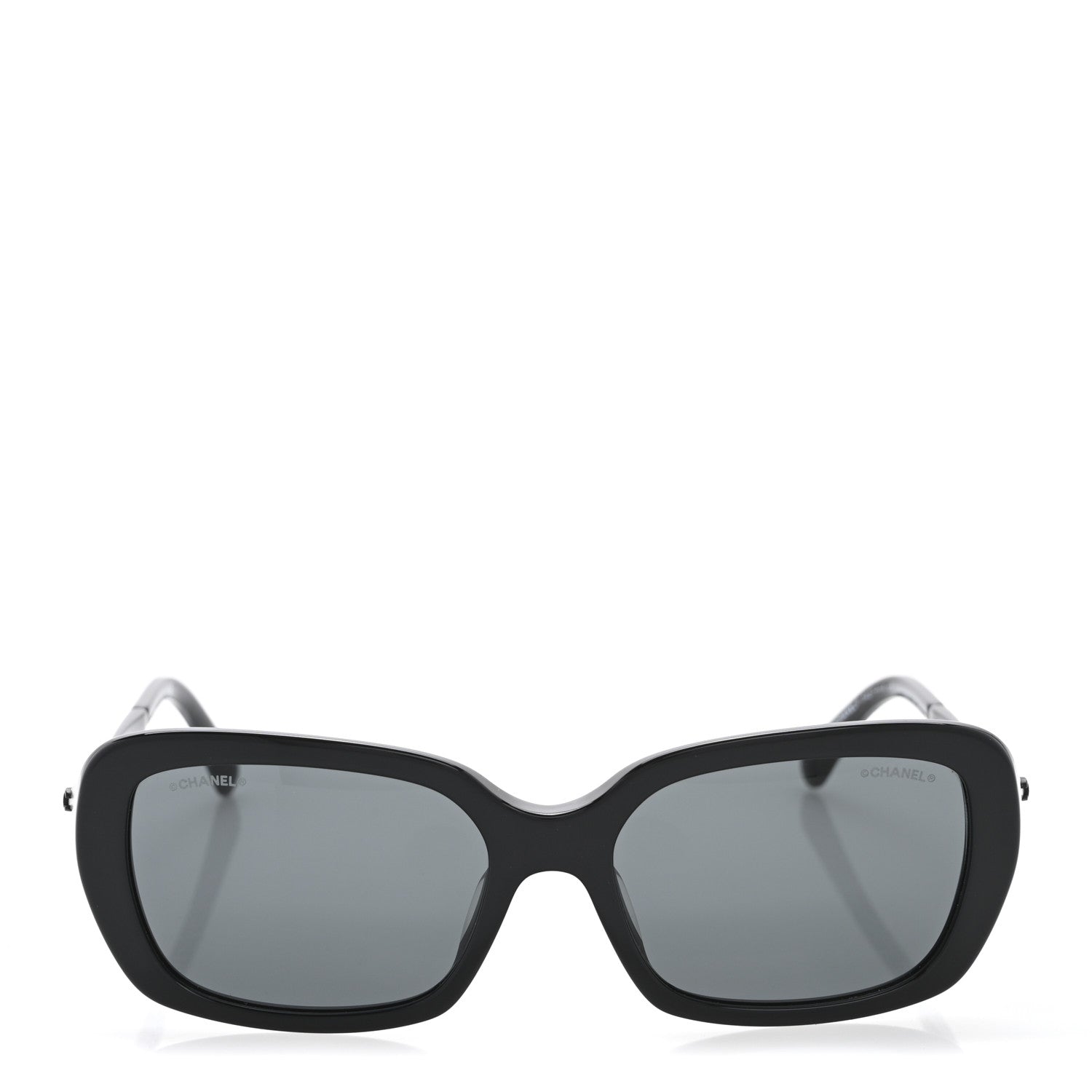 Chanel Pearl Square Polarized Sunglasses 5427-H-A Black 2 of 8