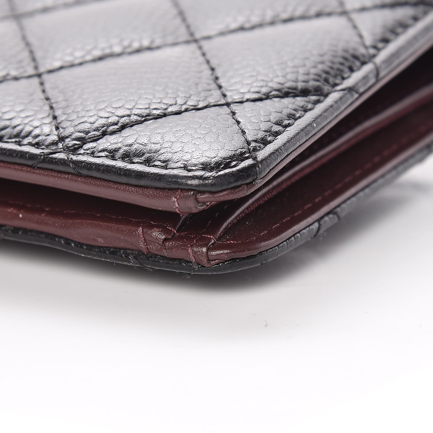 Chanel Caviar Quilted Yen Wallet Black 10 of 11