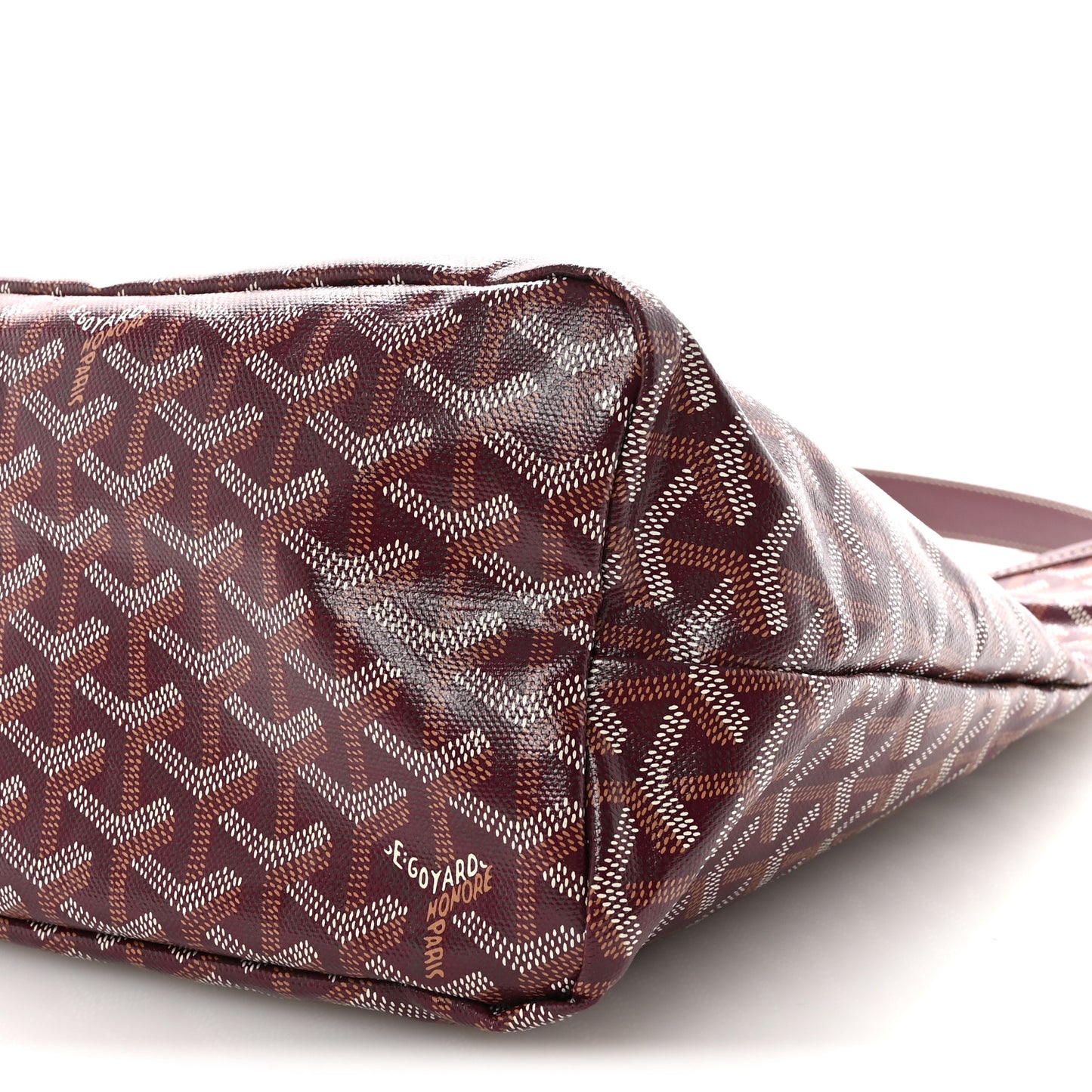 Goyardine Boheme Hobo Burgundy