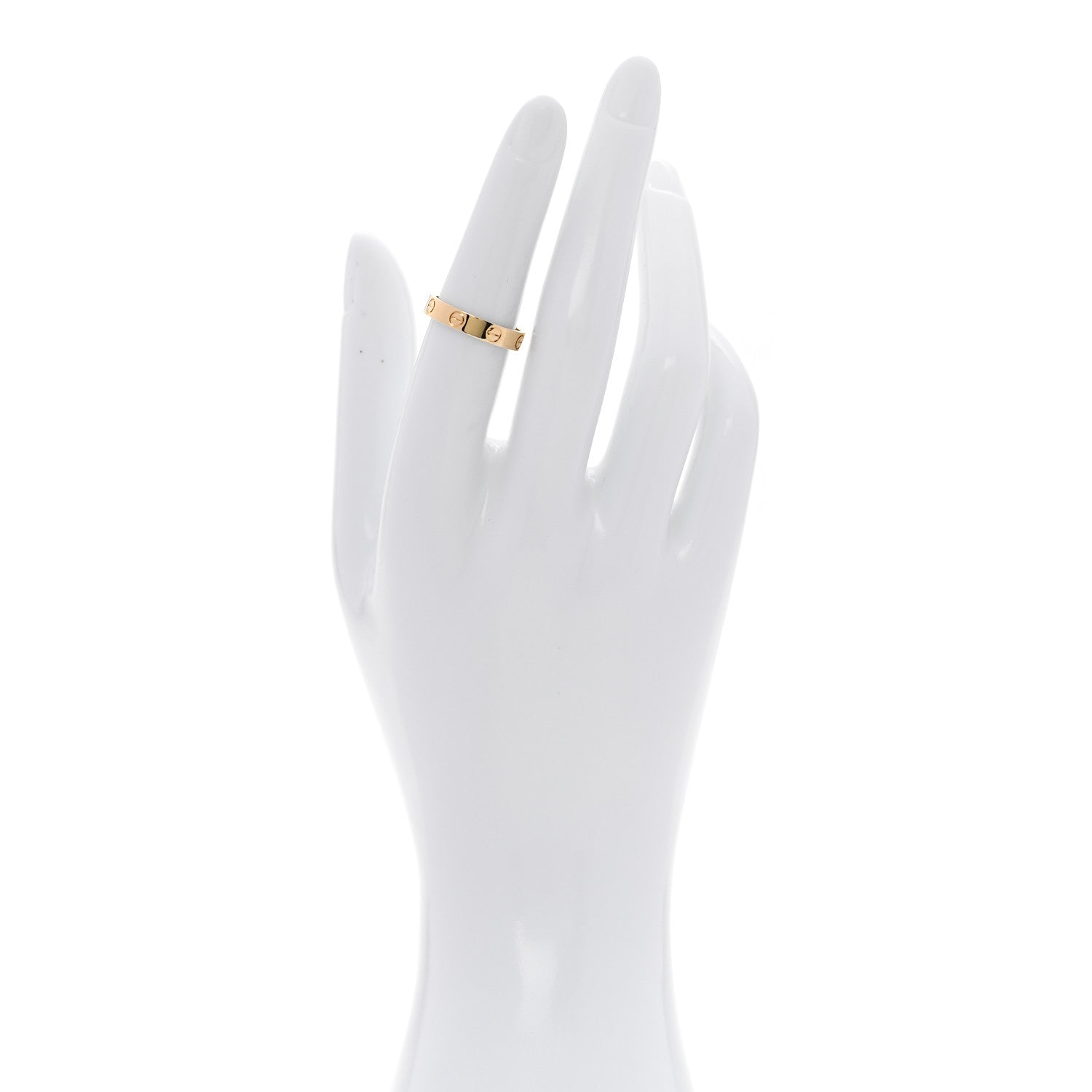 Cartier 18K Yellow Gold 3.5mm LOVE Wedding Band Ring 52 6 2 of 5