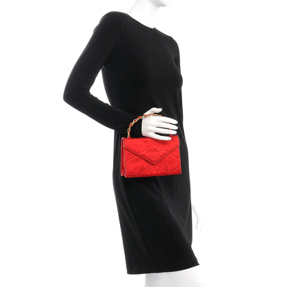 Chanel Satin CC Envelope Flap Red 2 of 8