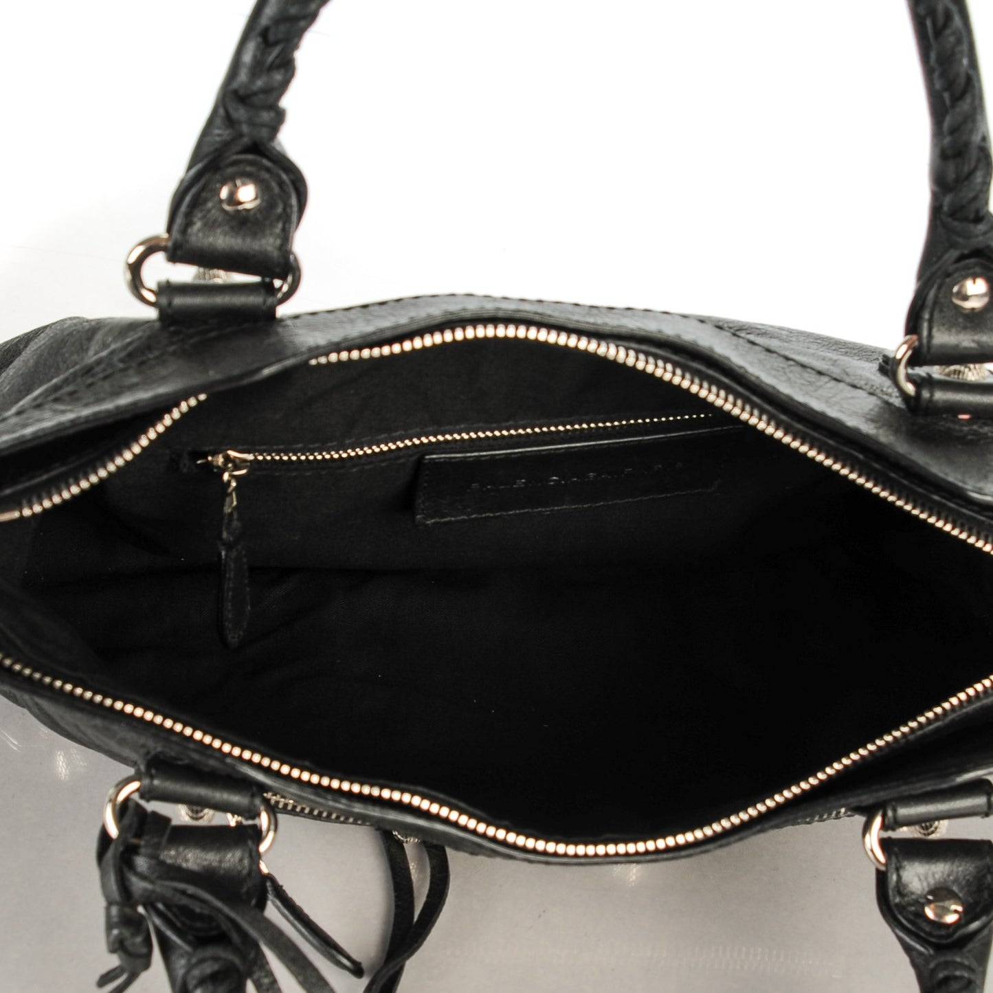 Agneau Giant 12 Silver Hardware First Black