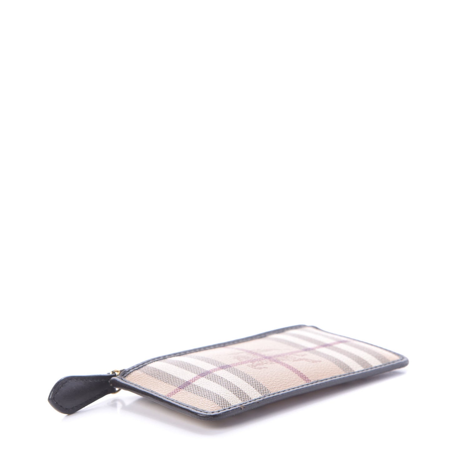 Haymarket Check Lindal Coin Case Chocolate