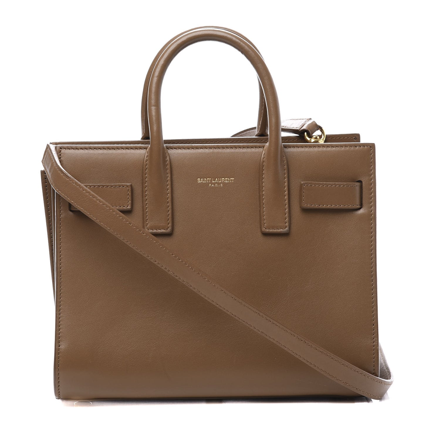 Calfskin Nano Sac De Jour Dark Beige