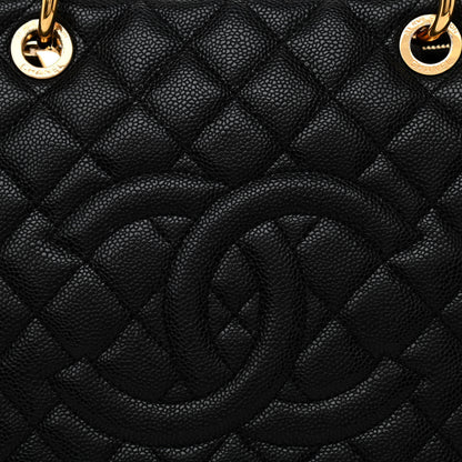 Chanel Caviar Quilted Grand Shopping Tote GST Black 8 of 11