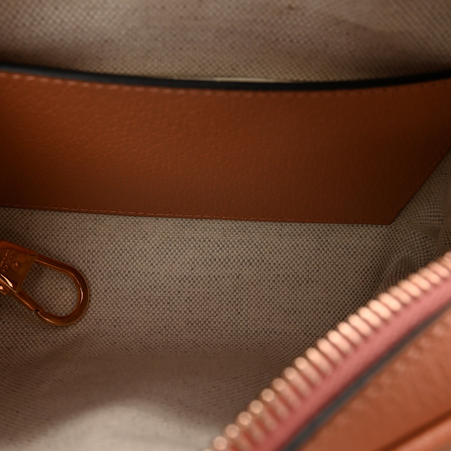 Gucci Monogram Textured Dollar Calfskin Mini Ophidia Shoulder Bag Cloche Rose Pink 5 of 11