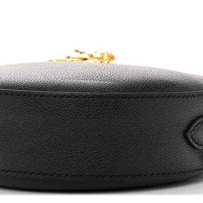 Versace Calfskin La Medusa Round Camera Bag Black 9 of 12