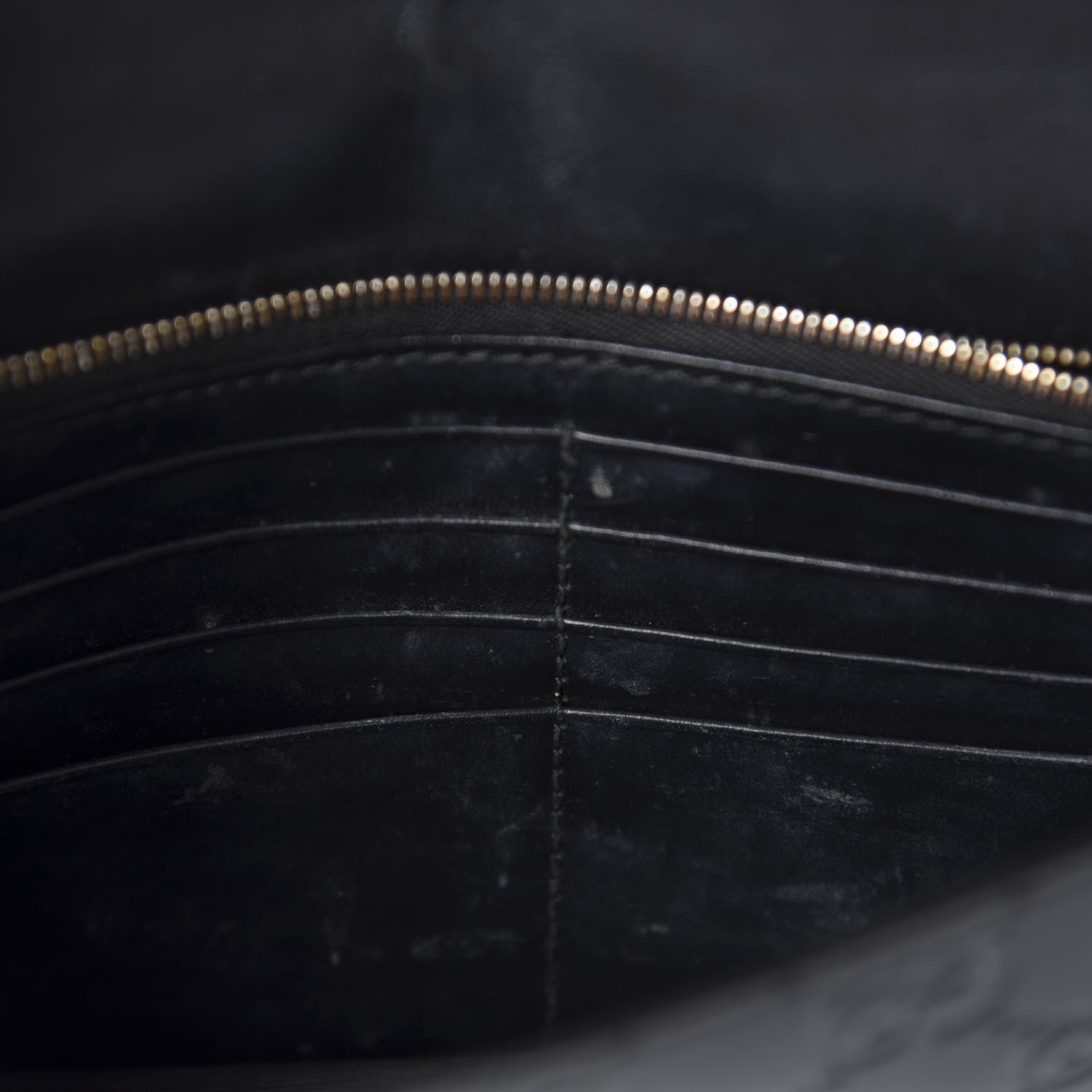 Gucci Guccissima Icon Chain Wallet Black 8 of 11