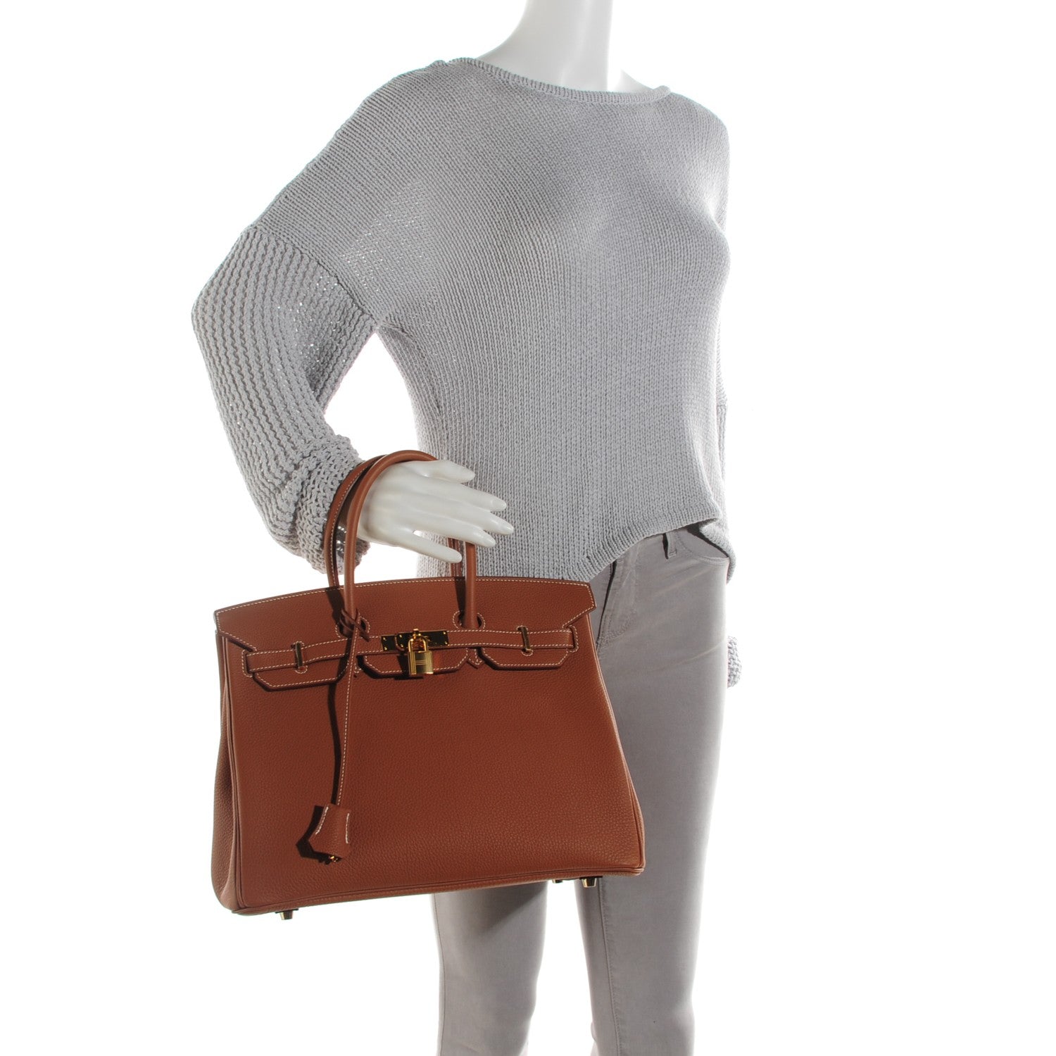 Hermes Togo Birkin 35 Gold 2 of 19