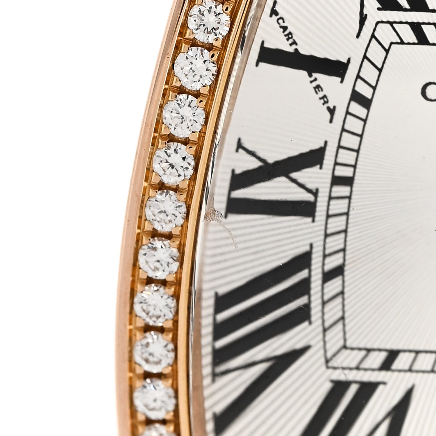 Cartier 18K Pink Gold Diamond Bezel 22mm La Dona Quartz Watch 5 of 6