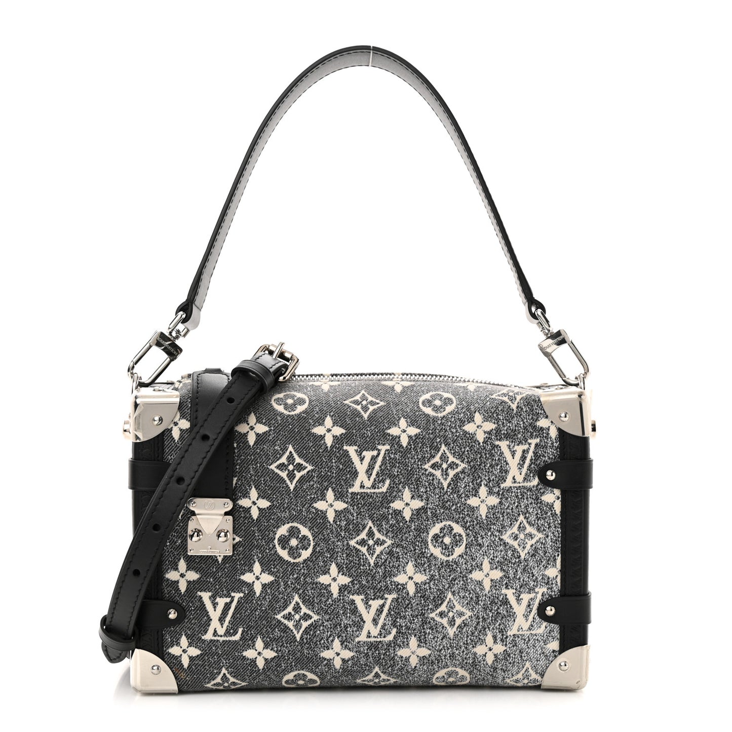 Monogram Jacquard Denim Side Trunk Grey