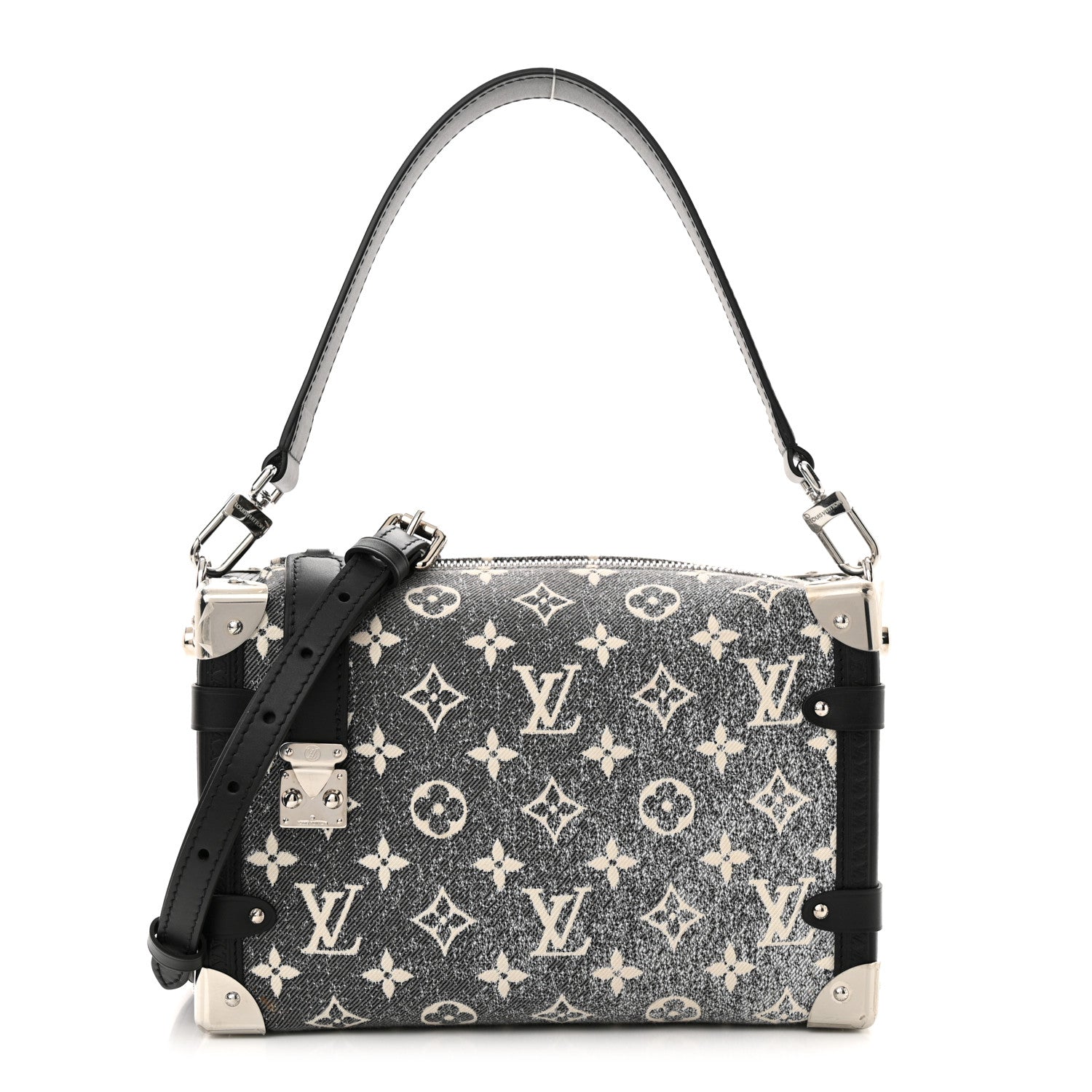 Louis Vuitton Monogram Jacquard Denim Side Trunk Grey 1 of 10