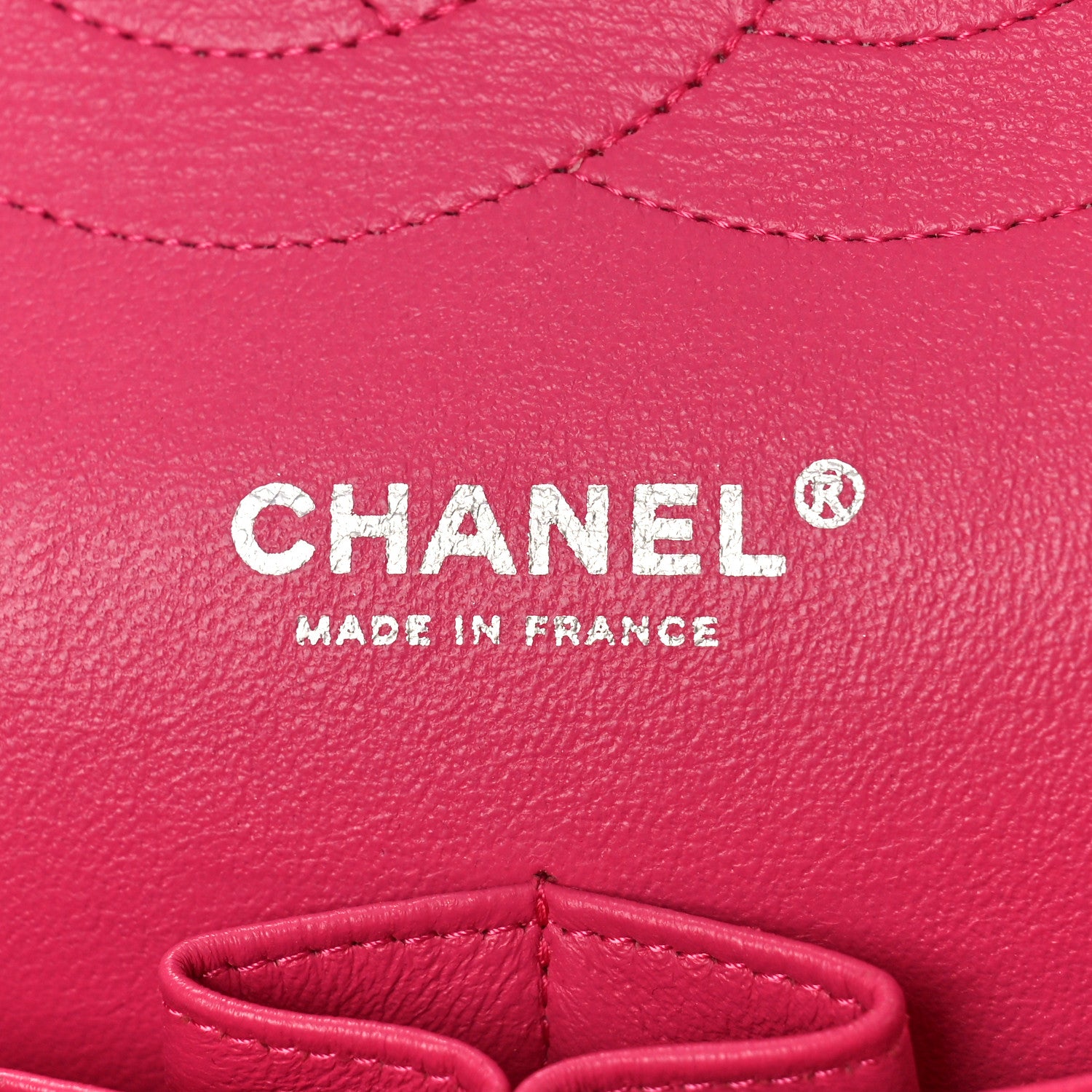 Chanel Tweed Quilted Jumbo Double Flap Hot Pink 5 of 8