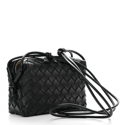 Bottega Veneta Nappa Intrecciato Mini Loop Camera Bag Black 3 of 10