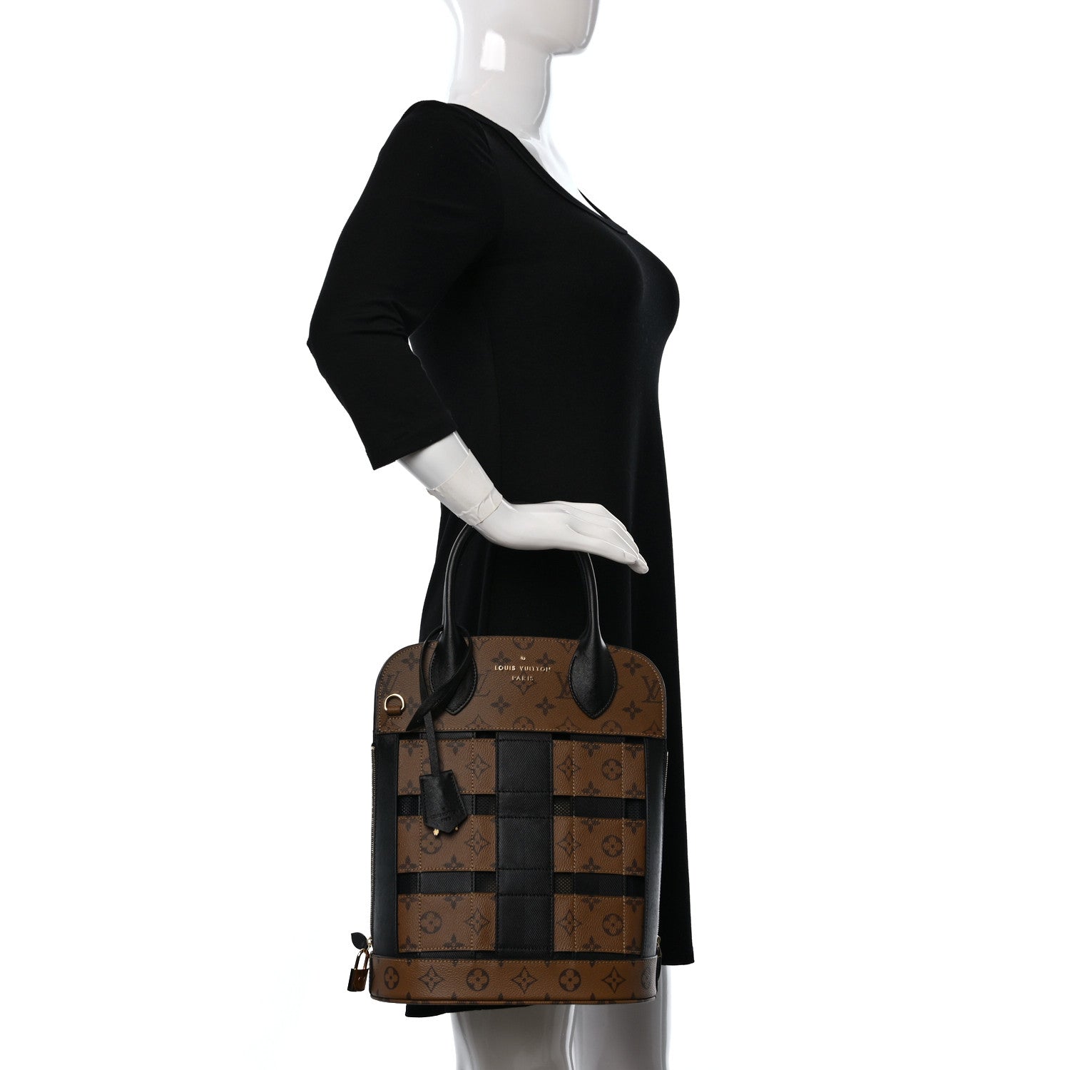 Louis Vuitton Reverse Monogram Tressage Tote 2 of 8