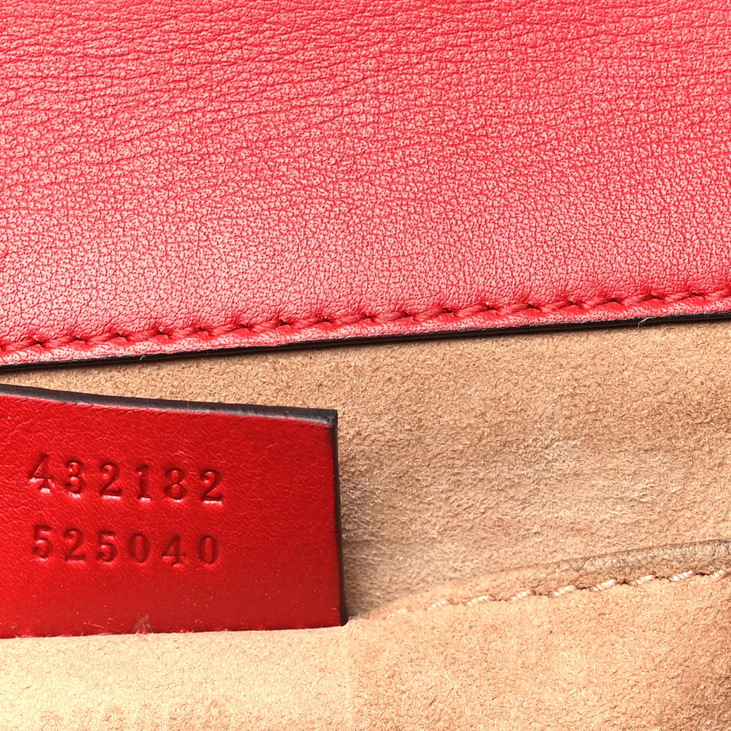 Calfskin Studded Small Padlock Shoulder Bag Hibiscus Red