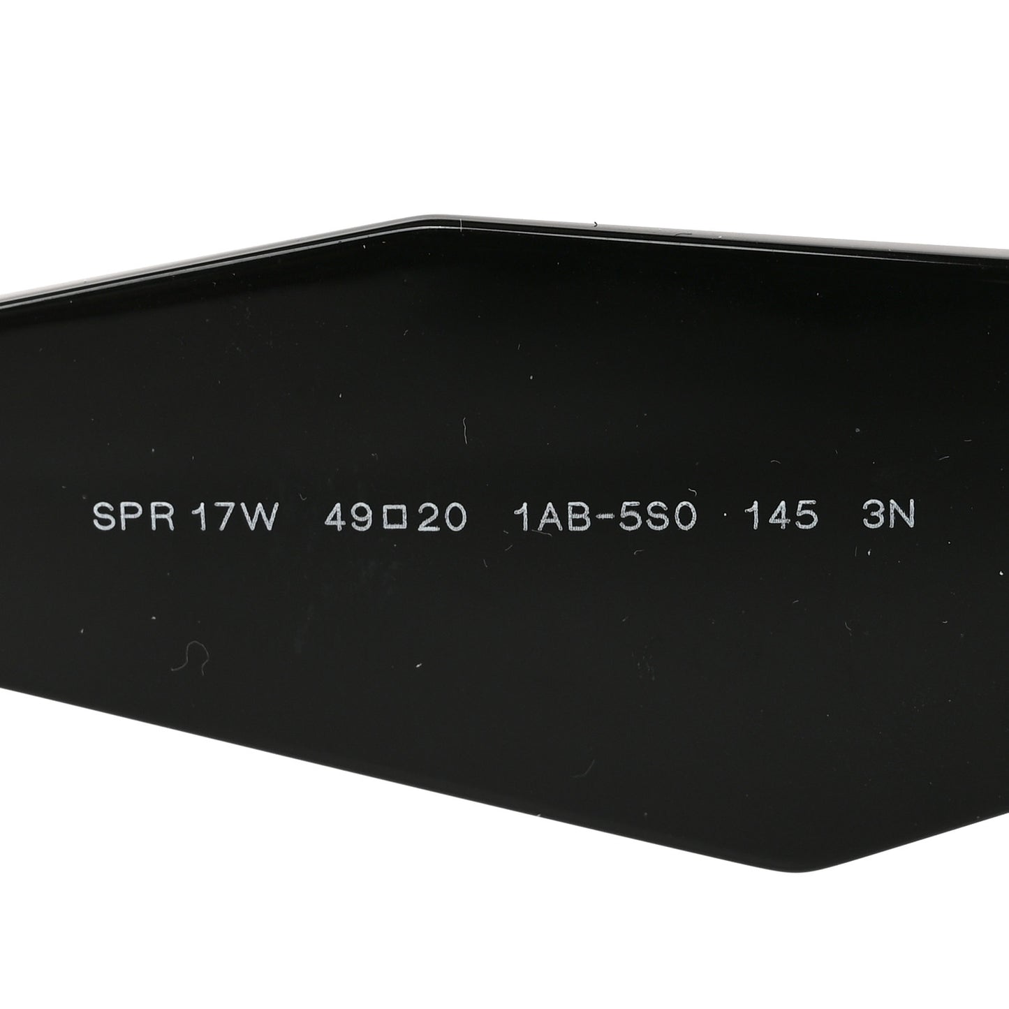 Acetate Symbole Sunglasses SPR 17W Black