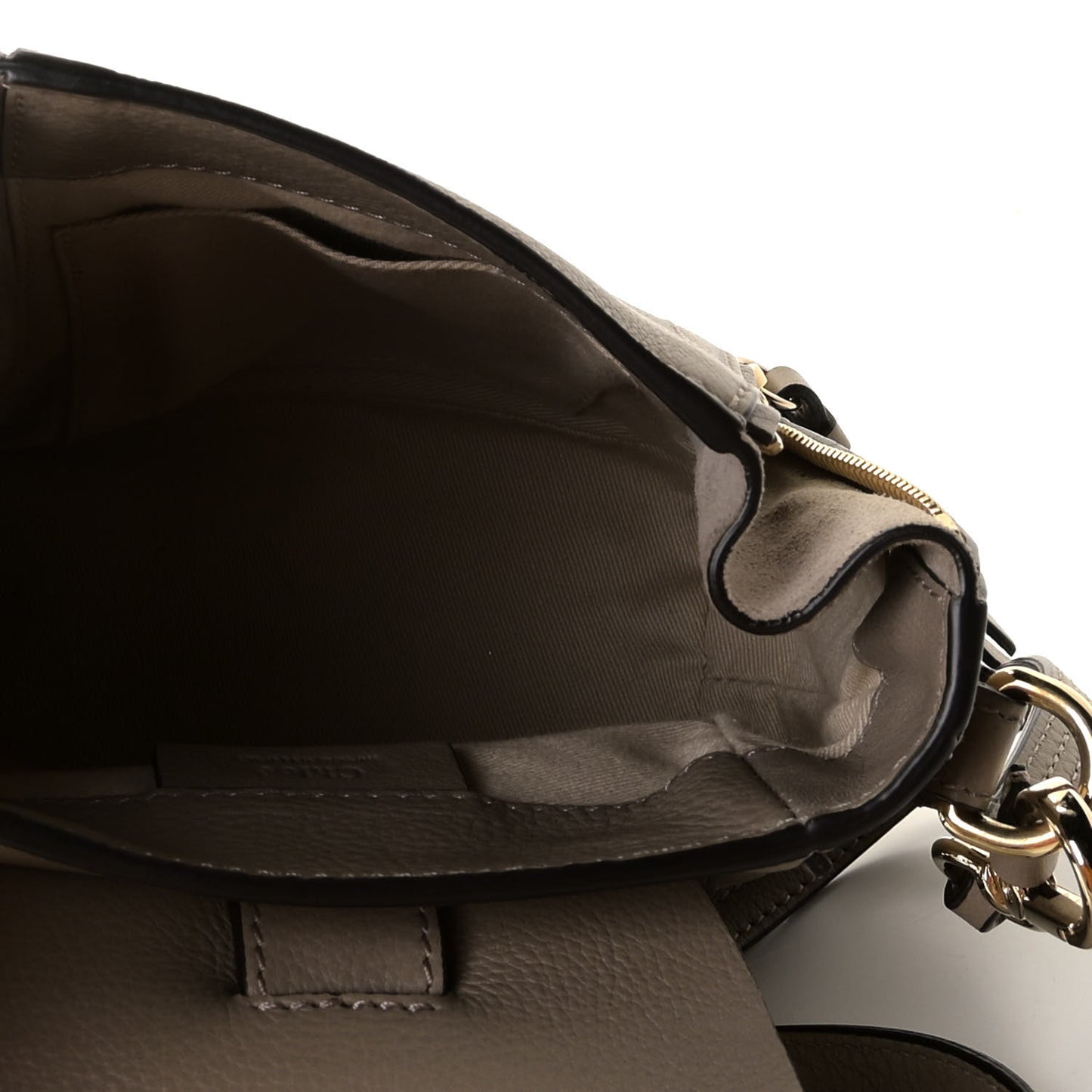 Suede Calfskin Mini Faye Backpack Motty Grey