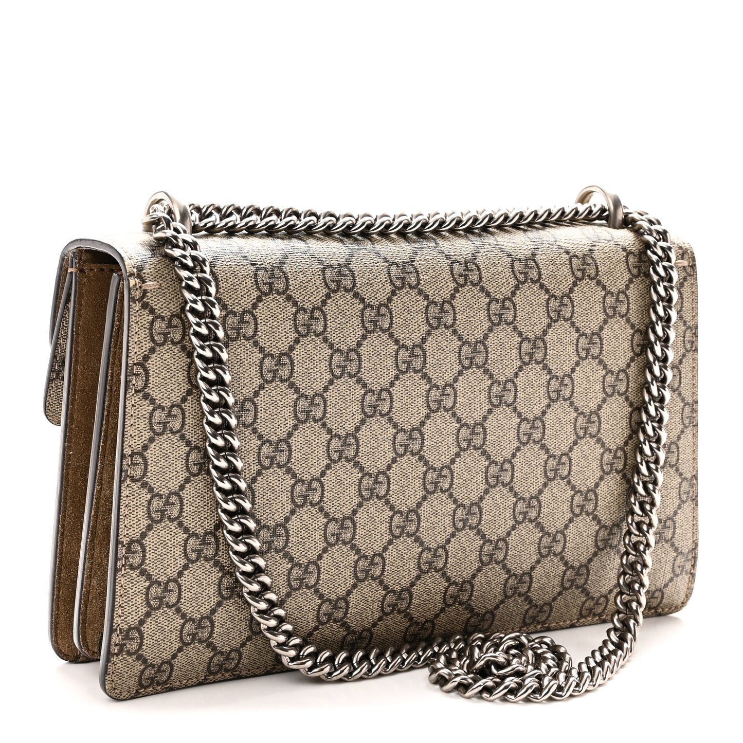 GG Supreme Monogram Small Dionysus Shoulder Bag Taupe