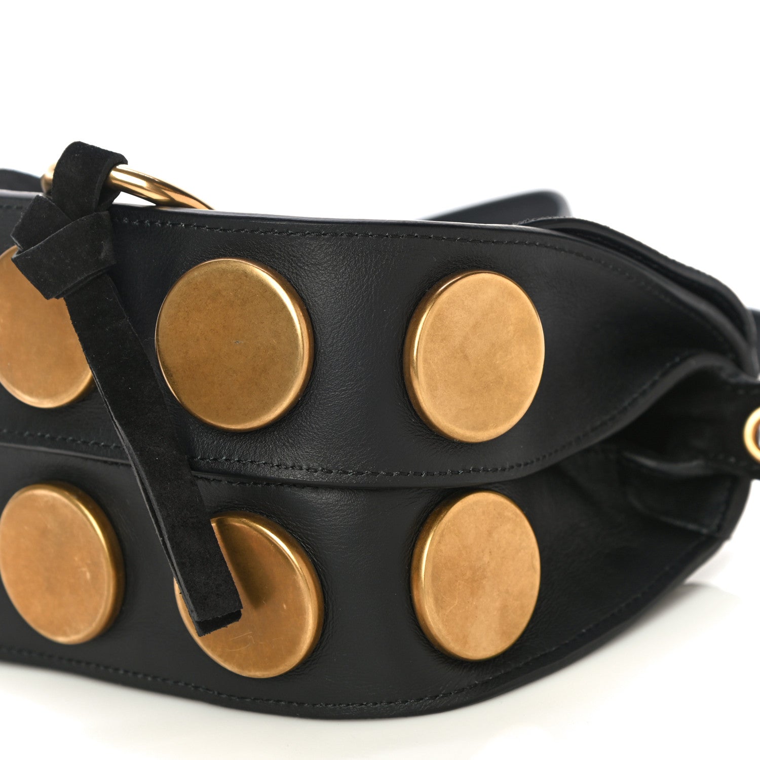 Chloe Suede Smooth Calfskin Mini Kurtis Shoulder Bag Classic Black 10 of 13