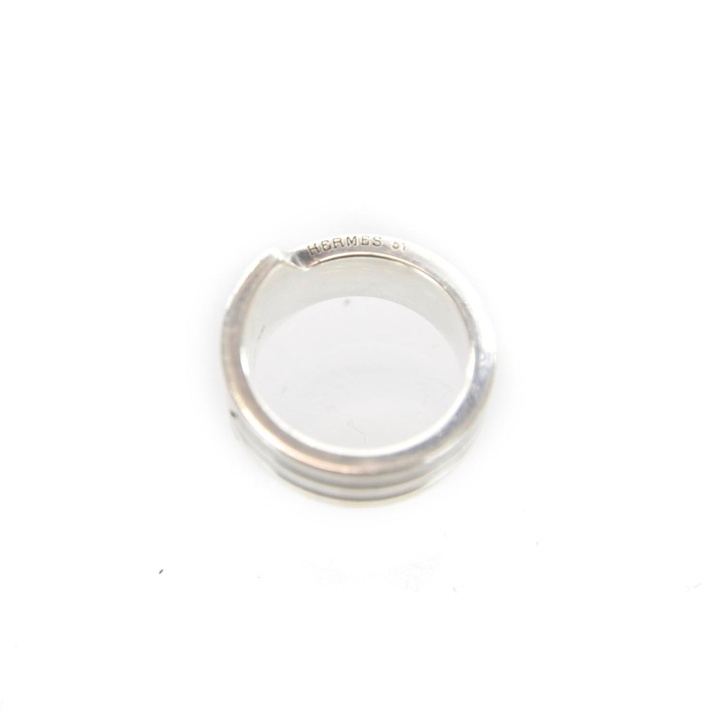 Sterling Silver Arcane H Ring 51 5.5